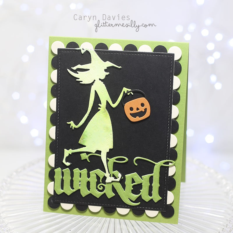 Mama Elephant Combo Rectangles Creative Cuts Steel Dies wicked witch card caryn davies | color-code:ALT04