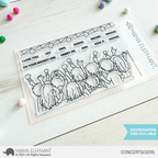 Mama Elephant Concertgoers Stamp and Die Set image 1