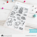 Mama Elephant Congrats Graduate Clear Stamp and Die Set product image 1