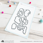 Mama Elephant Congrats Graduate Clear Stamp and Die Set product image 2