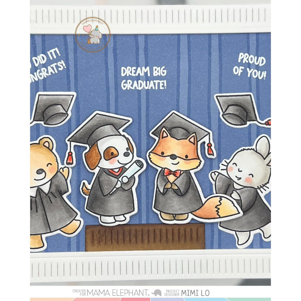 Mama Elephant Congrats Graduate Creative Cuts Steel Dies dream big