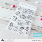 Mama Elephant Counting Right Clear Stamps