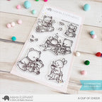 Mama Elephant Cup of Cheer Clear Stamps