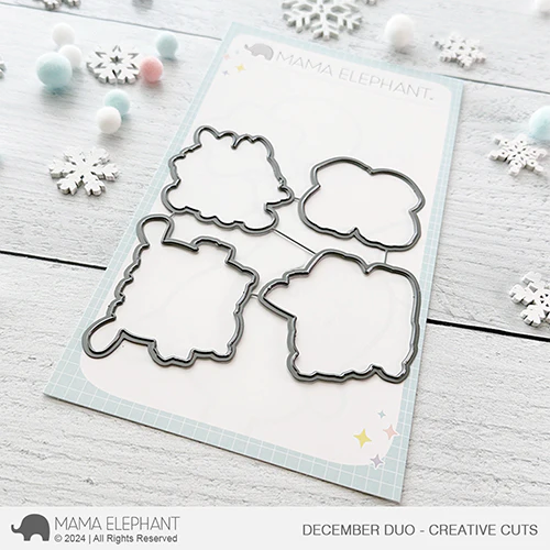 Mama Elephant December Duo Creative Cuts Steel Dies