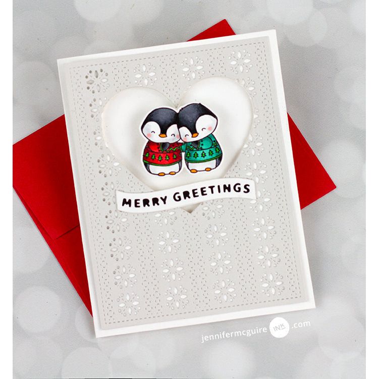 Mama Elephant December Duo Creative Cuts Steel Dies greetings