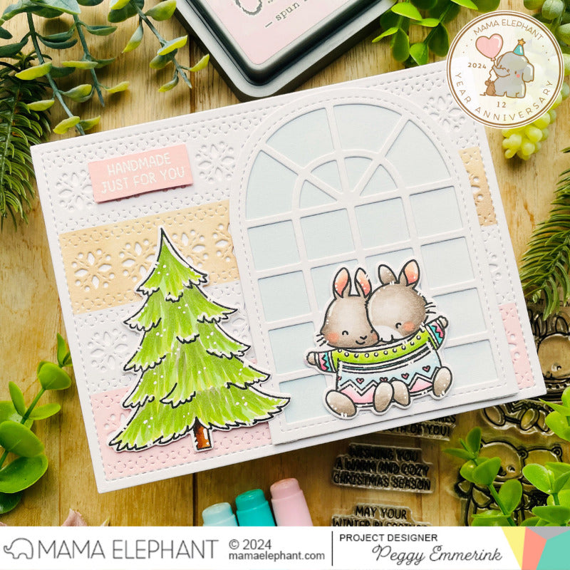 Mama Elephant December Duo Creative Cuts Steel Dies rabbits