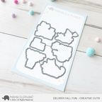 Mama Elephant Deliver Fall Fun Clear Stamp and Die Set dies