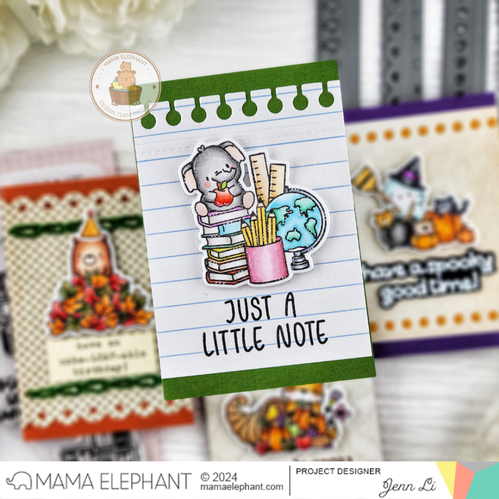 Mama Elephant Deliver Fall Fun Creative Cuts Steel Dies elephant