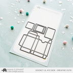 Mama Elephant Docket Lil ATC Box Creative Cuts Steel Dies