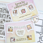 Mama Elephant Docket Lil Banner Creative Cuts Steel Dies happy birthday