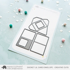 Mama Elephant Docket Lil Card Envelopes Creative Cuts Steel Dies