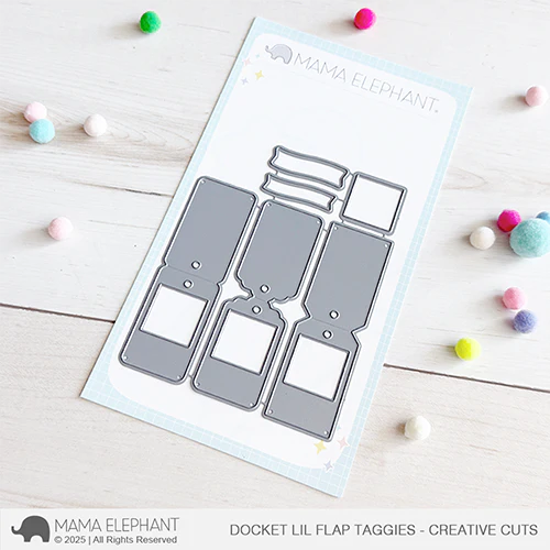Mama Elephant Docket Lil Flap Taggies Creative Cuts Steel Dies