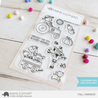 Mama Elephant Fall Harvest Clear Stamps