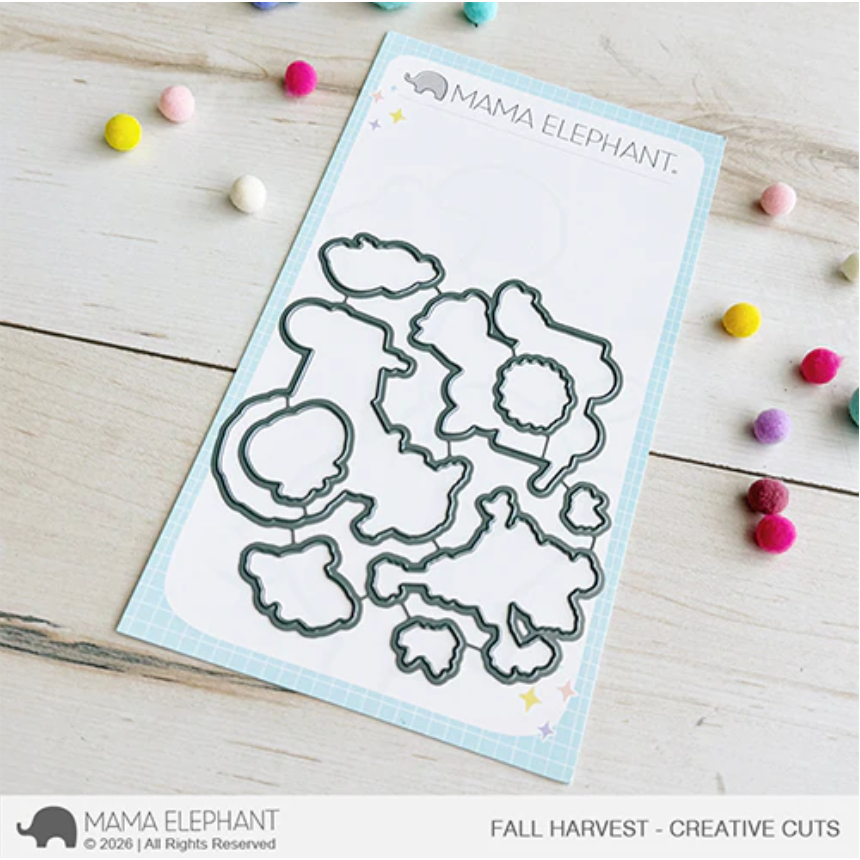Mama Elephant Fall Harvest Die Creative Cuts Steel Dies