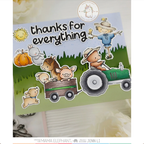Mama Elephant Fall Harvest Die Creative Cuts Steel Dies farm animals thank you card
