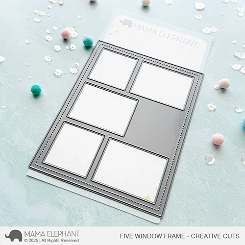 Mama Elephant Five Window Frame Creative Cuts Steel Dies