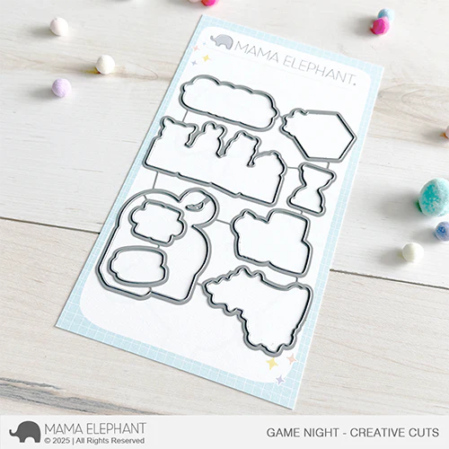 Mama Elephant Game Night Clear Stamp and Die Set product image 2