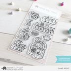 Mama Elephant Game Night Clear Stamps
