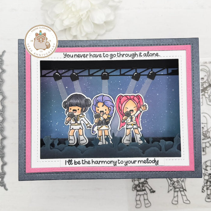 Mama Elephant Girl Group Creative Cuts Steel Dies harmony