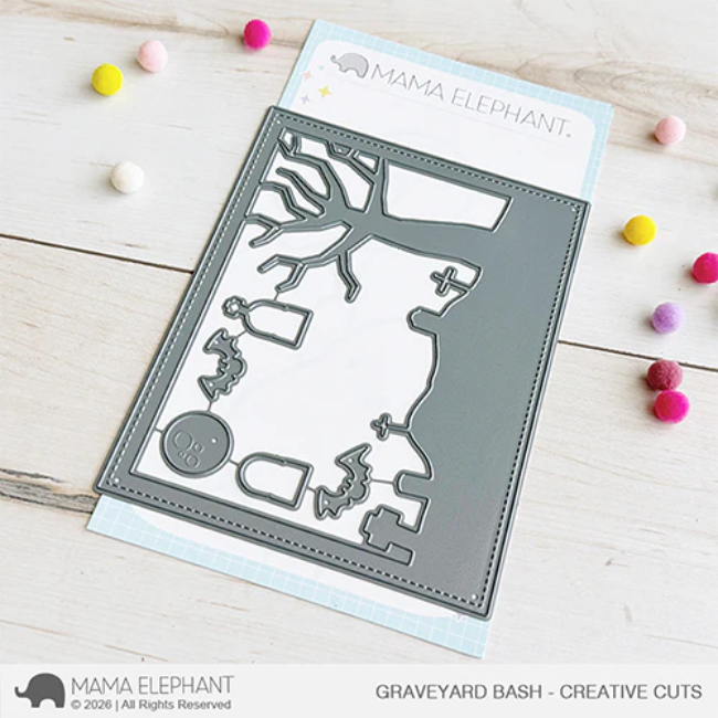 Mama Elephant Graveyard Bash Creative Cuts Steel Dies