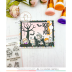 Mama Elephant Graveyard Bash Creative Cuts Steel Dies red haired zombie boo card
