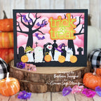 Mama Elephant Graveyard Bash Creative Cuts Steel Dies trick or treat bats card barbara tarayao | color-code:ALT02