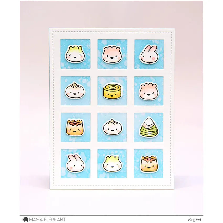 Mama Elephant Grid Window Creative Cuts Steel Die food