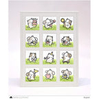 Mama Elephant Grid Window Creative Cuts Steel Die window