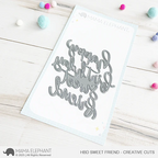 Mama Elephant HBD Sweet Friend Creative Cuts Steel Dies