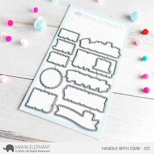 Mama Elephant Handle With Care Creative Cuts Steel Dies