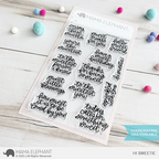 Mama Elephant Hi Sweetie Clear Stamps