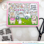 Mama Elephant Hi Sweetie Clear Stamps food truck