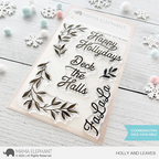 Mama Elephant Holly and Leaves Clear Stamps*