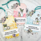 Mama Elephant Home Sweet Home Clear Stamps cute tags