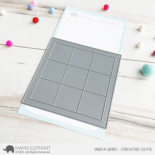 Mama Elephant Insta Grid Creative Cuts Steel Die