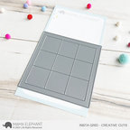 Mama Elephant Insta Grid Creative Cuts Steel Die