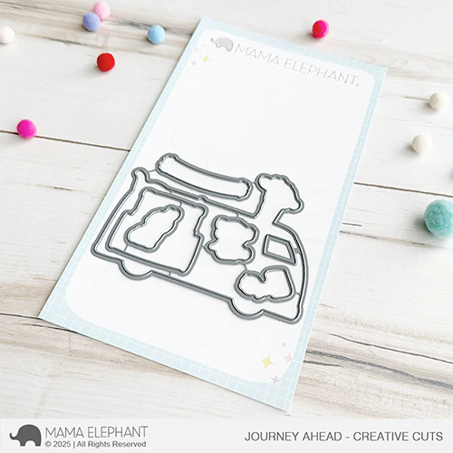 Mama Elephant Journey Ahead Clear Stamp and Die Set product image 2