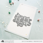 Mama Elephant Joy To The World Creative Cuts Steel Die