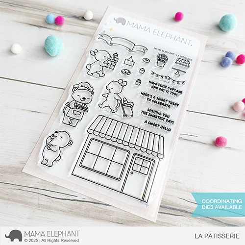 Mama Elephant La Patisserie Clear Stamp and Die Set product image 1