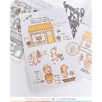 Mama Elephant La Patisserie Clear Stamp and Die Set scene