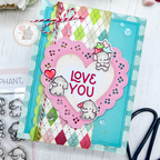 Mama Elephant Lacey Love Creative Cuts Steel Dies elephants