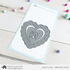 Mama Elephant Lacy Love Creative Cuts Steel Dies