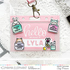 Mama Elephant Lanyard Pocket Creative Cuts Steel Dies let's get crafty | color-code:ALT01