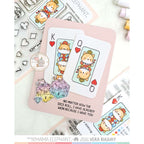 Mama Elephant Let's Game Sayings Clear Stamps dice