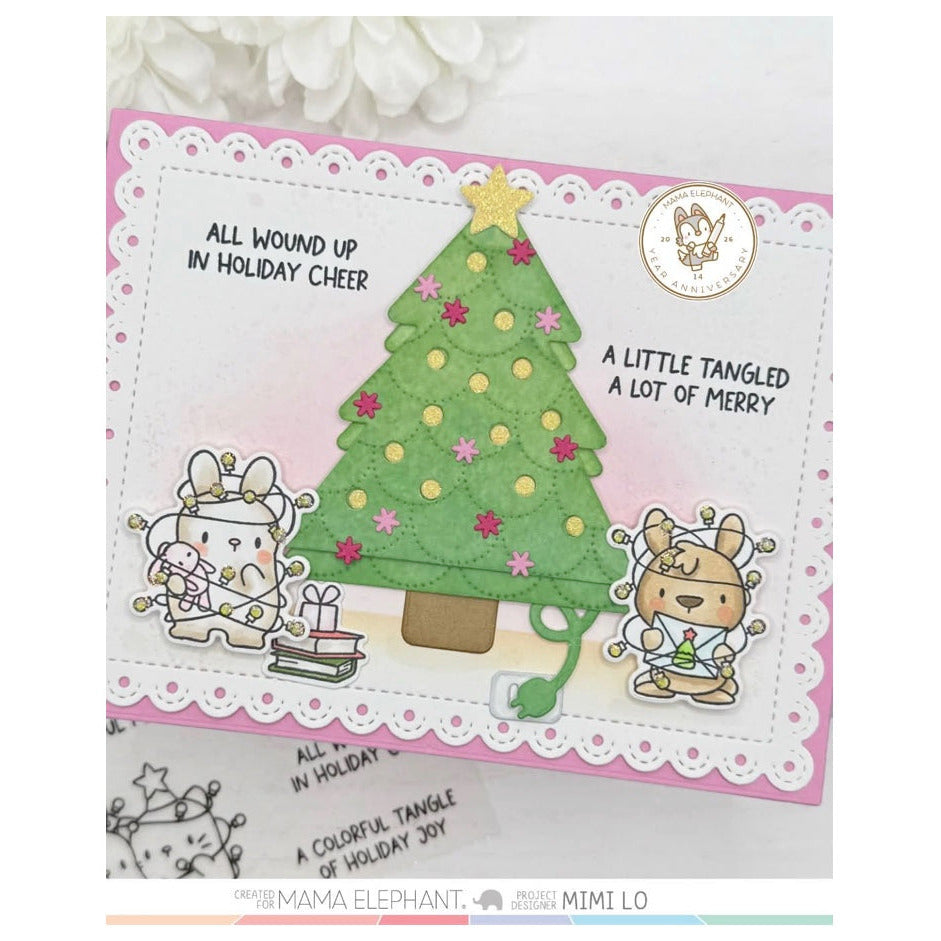 Mama Elephant Light A Tree Creative Cuts Steel Dies Mimi