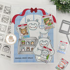 Mama Elephant Lil Christmas Docket Clear Stamps yeti