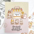 Mama Elephant Little Agenda Bakery Stamp and Die Set critters