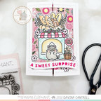 Mama Elephant Little Agenda Bakery Stamp and Die Set surprise
