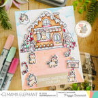 Mama Elephant Little Agenda Sweets Clear Stamps unicorn