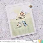 Mama Elephant Little Dino Agenda Clear Stamps dinos